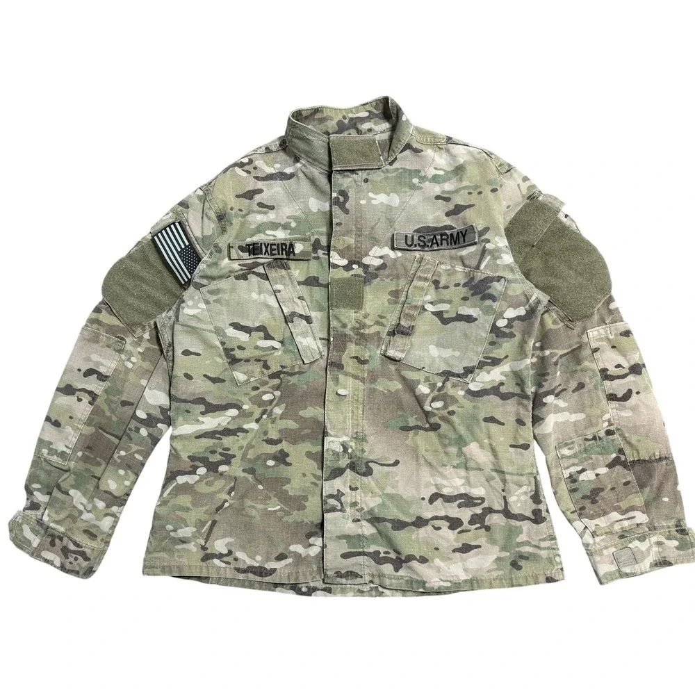 US Army ACU Jacket Mens‎ Large OCP Multicam FR Combat Uniform Ripstop